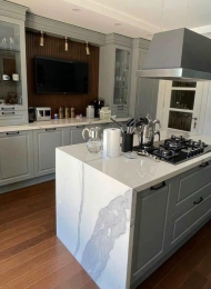 Ốp Đá Hoa Cương Phòng Bếp