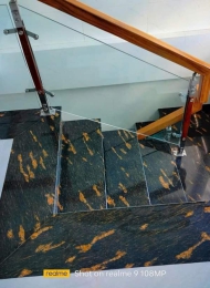 Cầu Thang Đá Hoa Cương Nhà Ở  