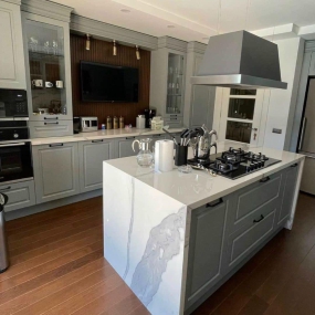 Ốp Đá Hoa Cương Phòng Bếp