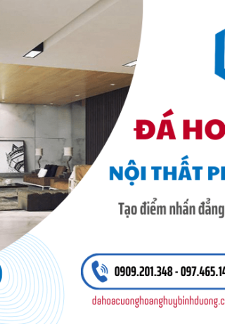 Đá hoa cương nội thất phòng khách Hoàng Huy: Tạo điểm nhấn đẳng cấp cho không gian sống