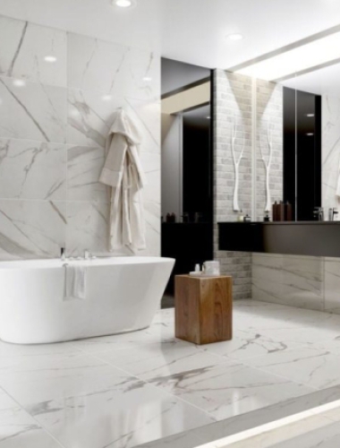 Thi Công Đá Ốp Vách Tivi, Toilet