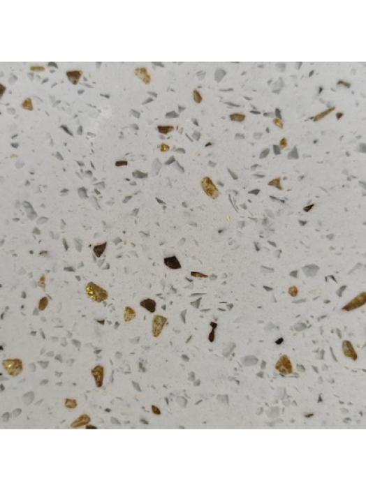 ĐÁ NHÂN TẠO KIM SA TRẮNG HẠT VÀNG