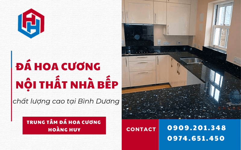 đá hoa cương nội thất nhà bếp