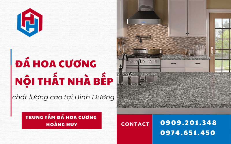 đá hoa cương nội thất nhà bếp