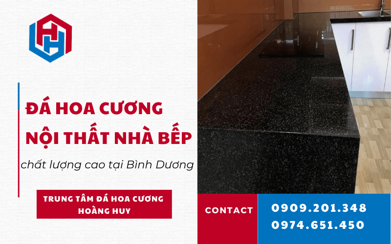 đá hoa cương nội thất nhà bếp