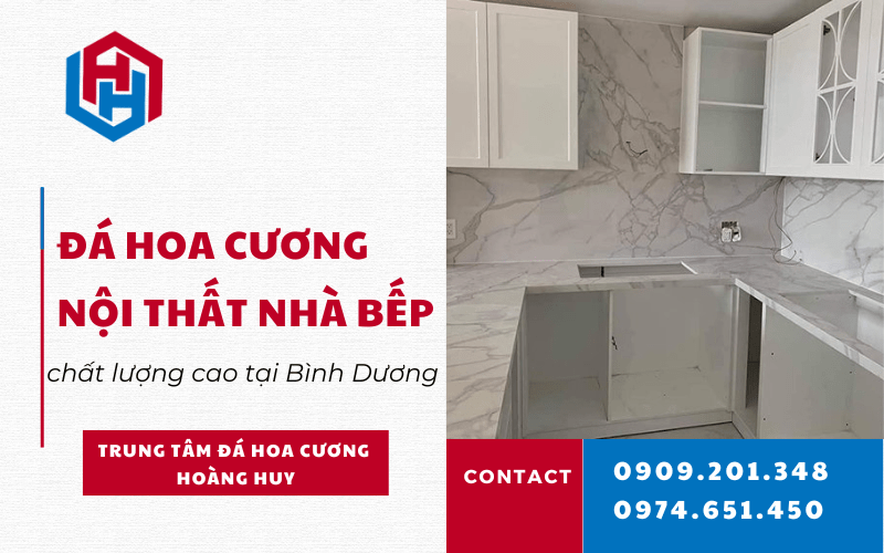 đá hoa cương nội thất nhà bếp