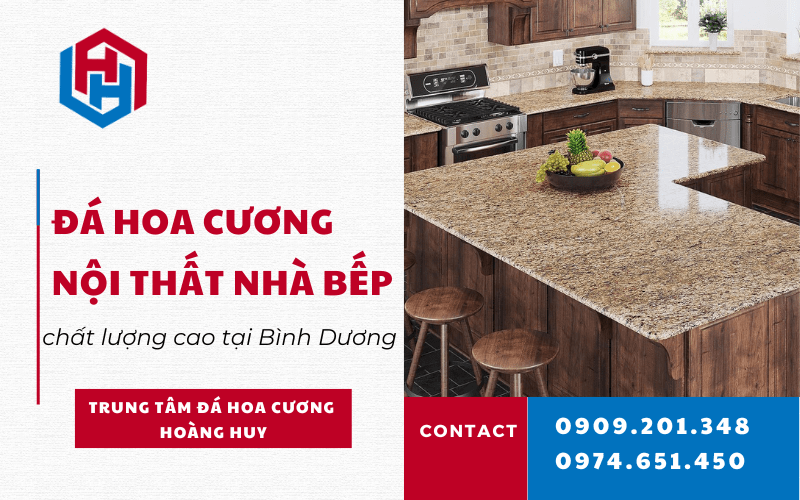 đá hoa cương nội thất nhà bếp