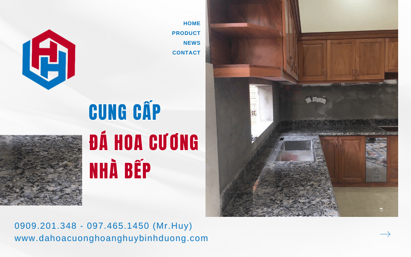 đá hoa cương nhà bếp